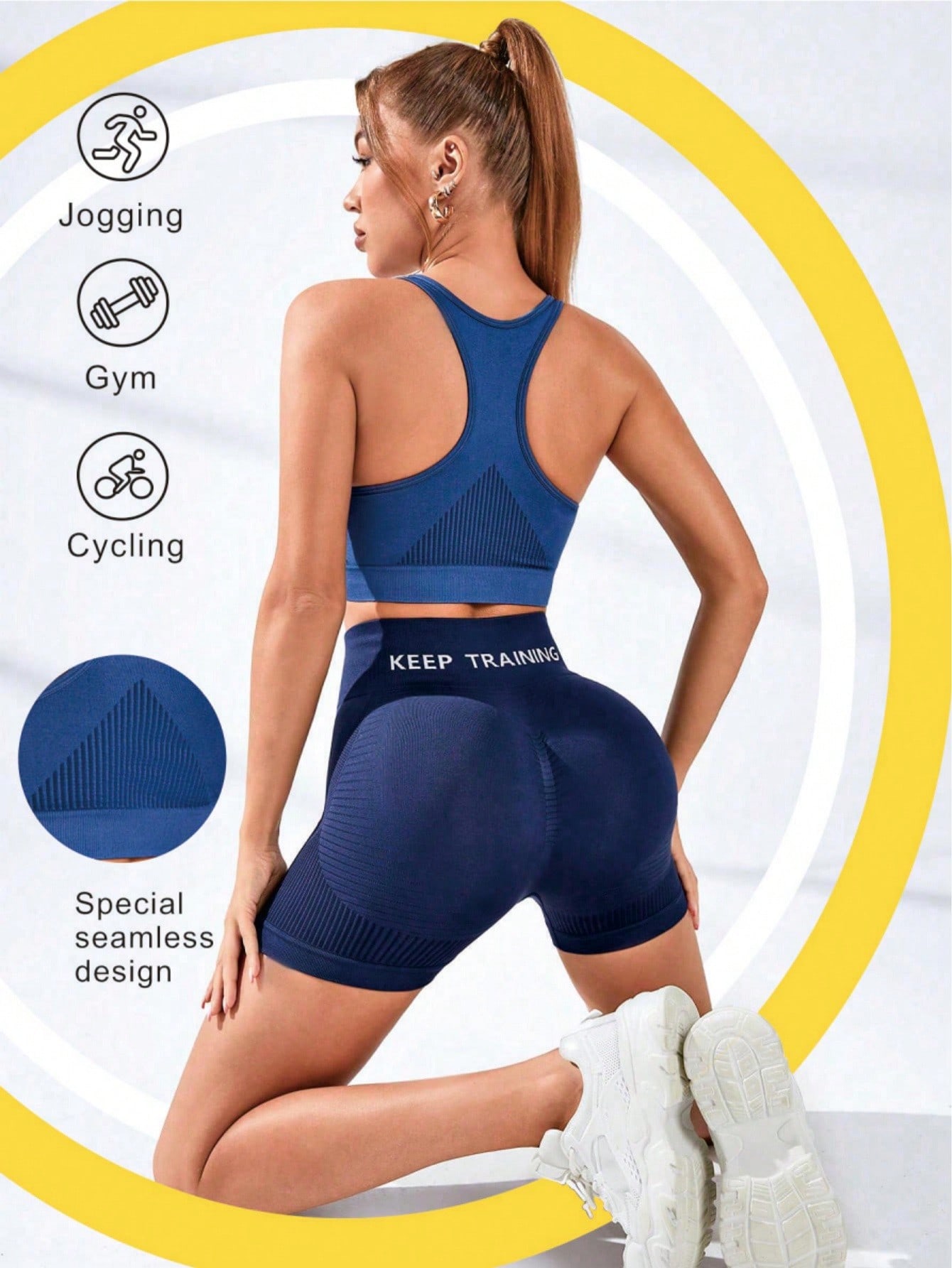 Women's Racerback Sports Bra S - Seamless Ribbed Workout Tank Top review and price