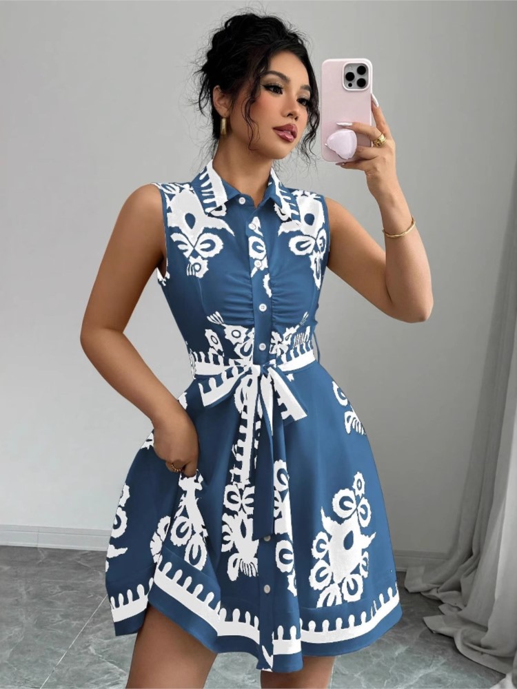 Summer New Fashion Casual Dres - French Vintage Floral Midi Dress review and price