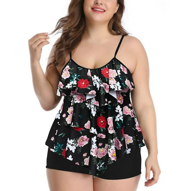 Tankini Woman Bikini Floral Pr - Tops review and price