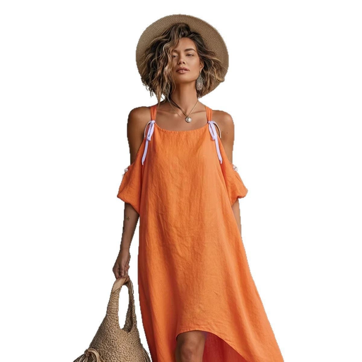 Summer Woman Dress Puff Sleeve - Off Shoulder Puff Sleeve Sundress review and price