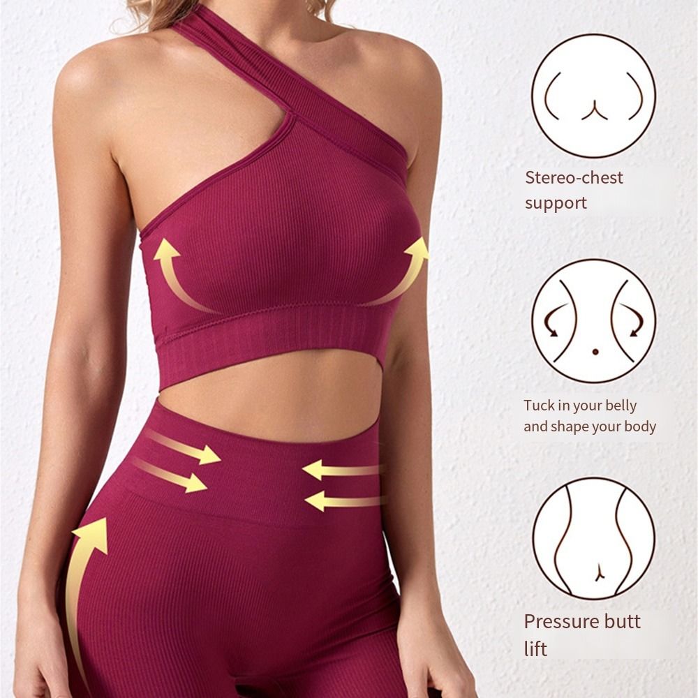 2Pcs Comfortable Seamless Wome - Seamless Ribbed Workout Tank Top review and price