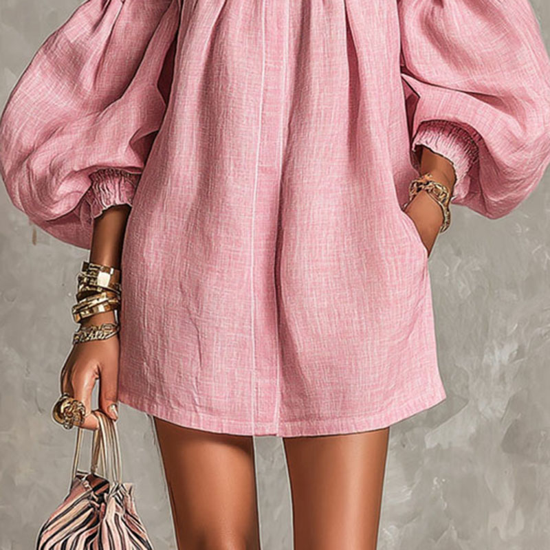 2026 Summer New Off Shoulder P - Off Shoulder Puff Sleeve Sundress review and price