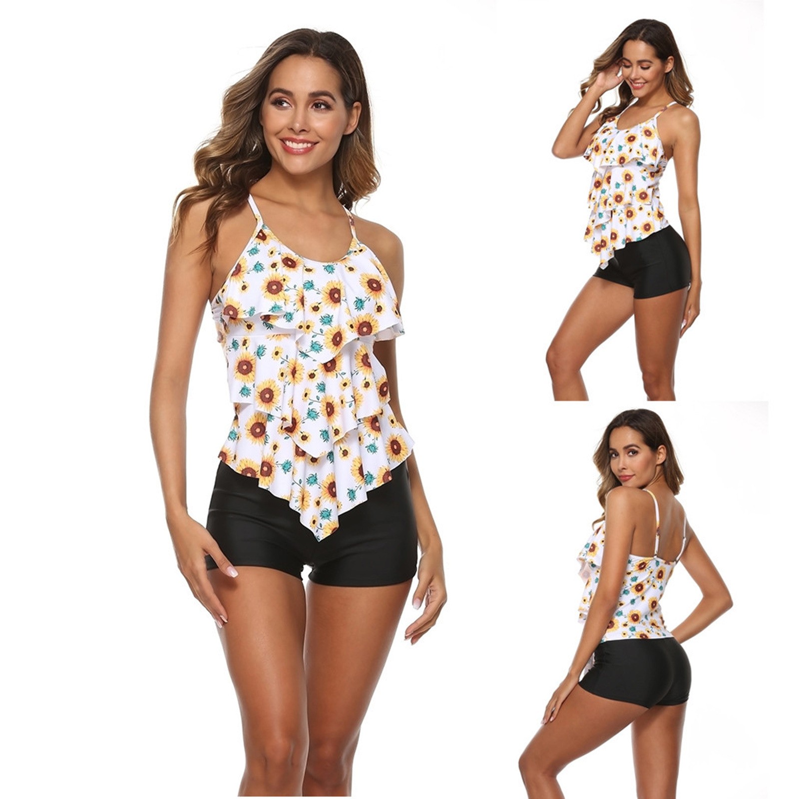 Woman Bikini Floral Print Tank - Tops review and price