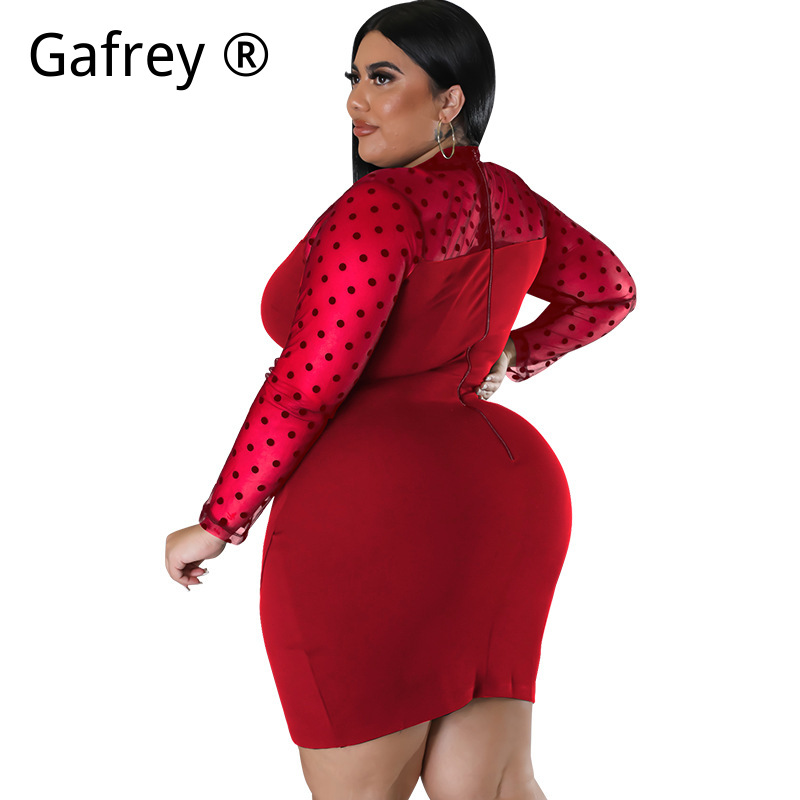 XXL 3XL 4XL 5XL Plus Size Wome - Sexy Mesh Sheer Bodycon Dress review and price