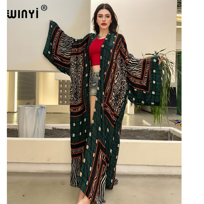 WINYI kimono sexy summer 2025  - Boho Summer Beach Maxi Dress review and price
