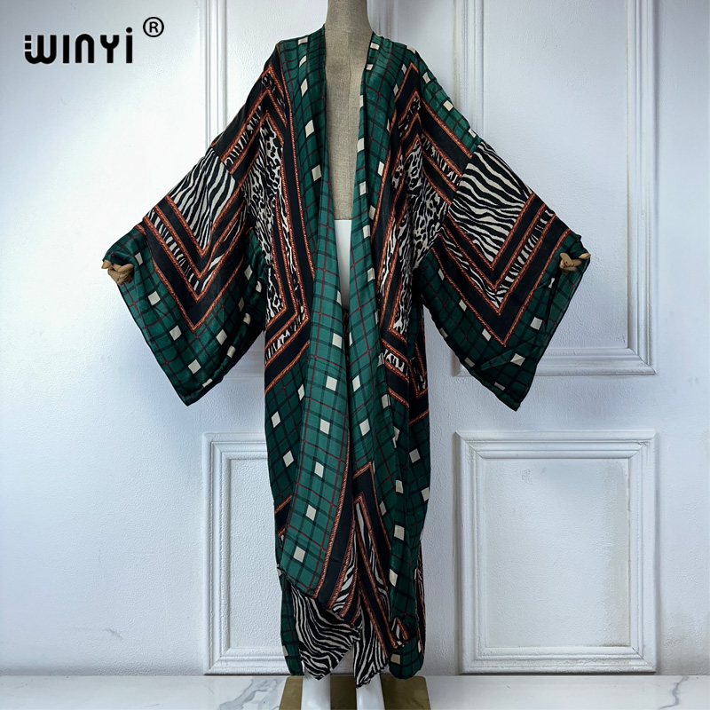 WINYI kimono sexy summer 2025  - Boho Summer Beach Maxi Dress review and price