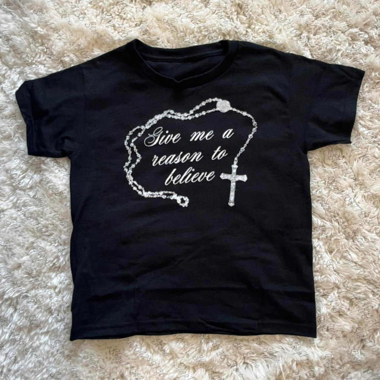 2000s Woman Clothing Y2K Cloth - Y2K Graphic Baby Tee Crop review and price
