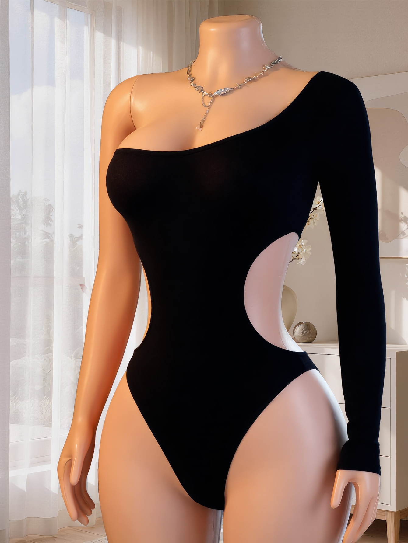 Women One Shoulder Long Sleeve - Lingerie review and price