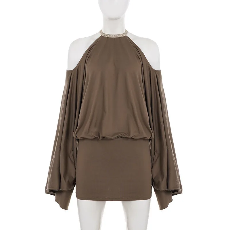 European American Hot Women Dr - Y2K Backless Halter Mini Dress review and price