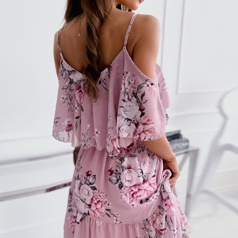 Woman Dress 2025 Summer Floral - French Vintage Floral Midi Dress review and price