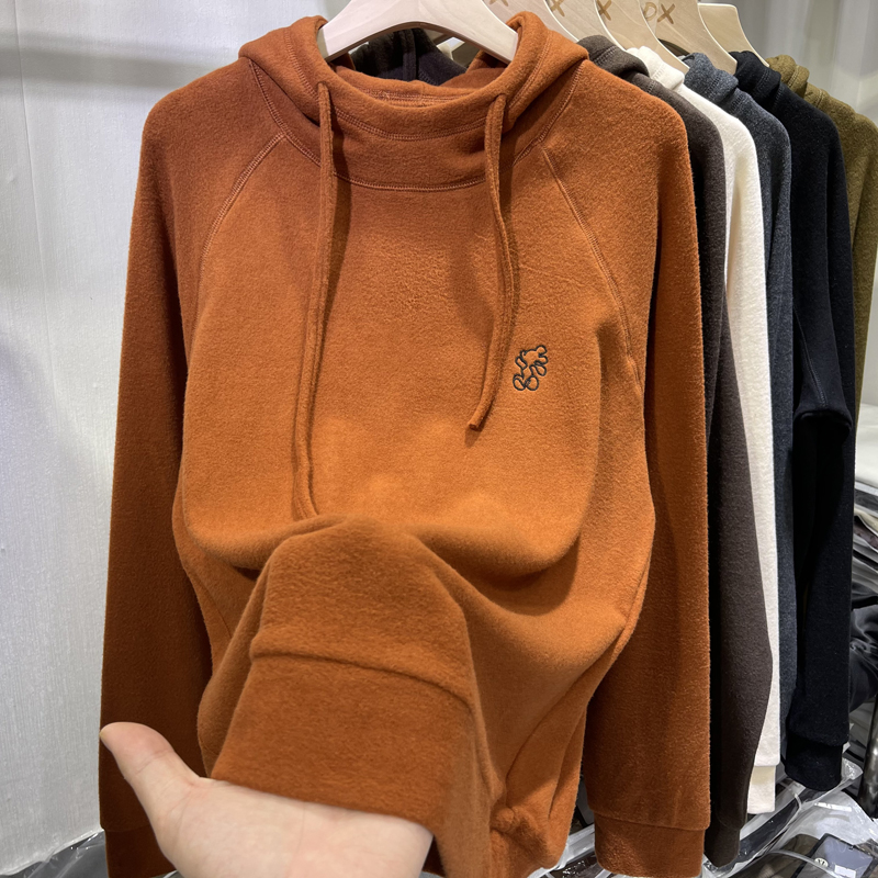 Women's Fleece Lined Hoodie Sw - Korean Style A Line Shirt Dress review and price