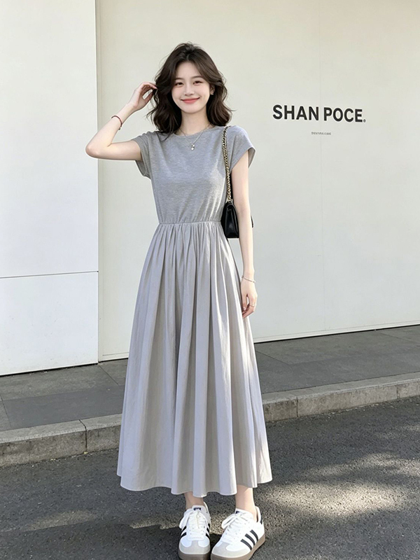 plus Size Women's Korean Style - Korean Style A Line Shirt Dress review and price