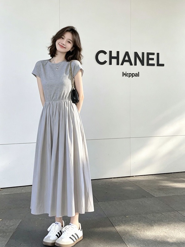 plus Size Women's Korean Style - Korean Style A Line Shirt Dress review and price
