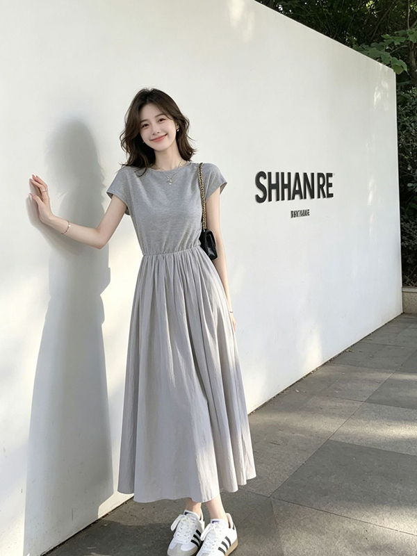 plus Size Women's Korean Style - Korean Style A Line Shirt Dress review and price