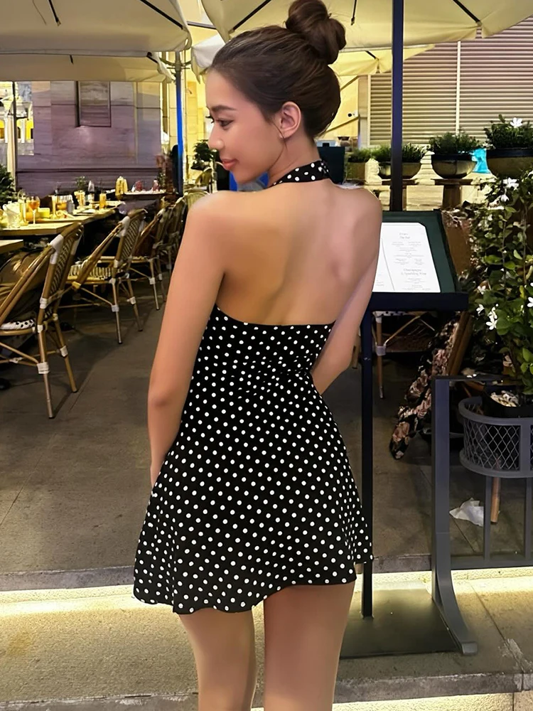 FDEY Trend Sexy Backless Dress - Y2K Backless Halter Mini Dress review and price