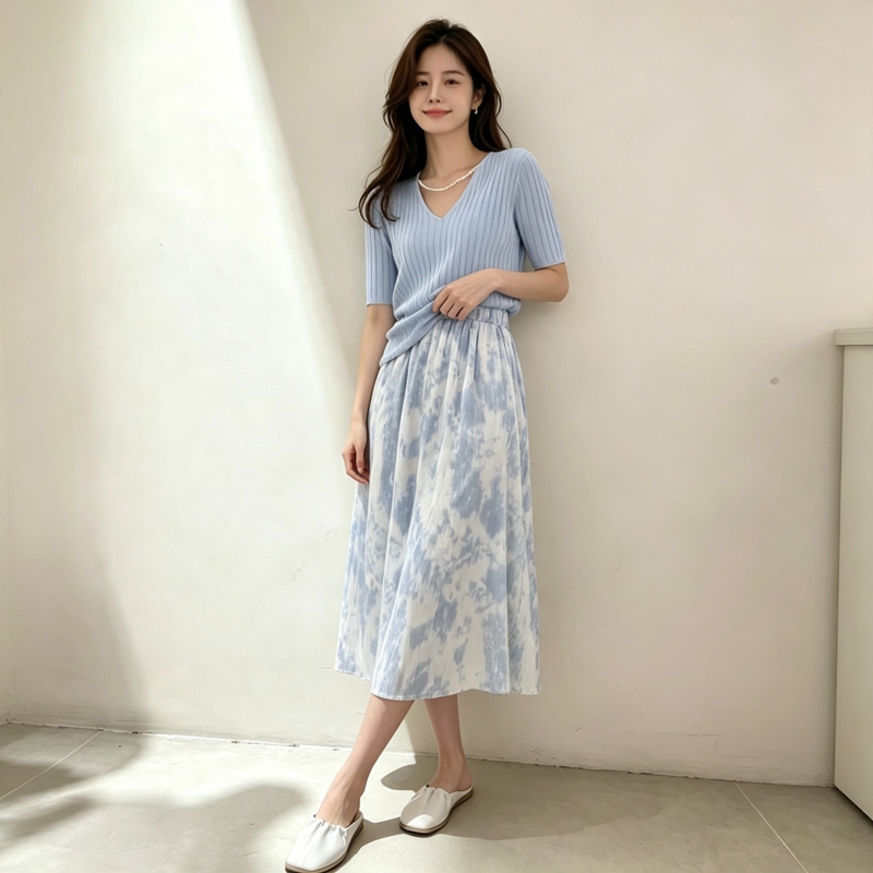 2026 Summer Gentle Short Sleev - Korean Style A Line Shirt Dress review and price