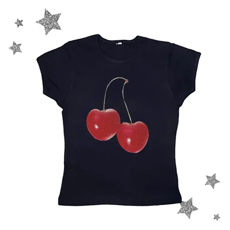Aesthetic Summer Baby Tee Stre - Y2K Graphic Baby Tee Crop review and price