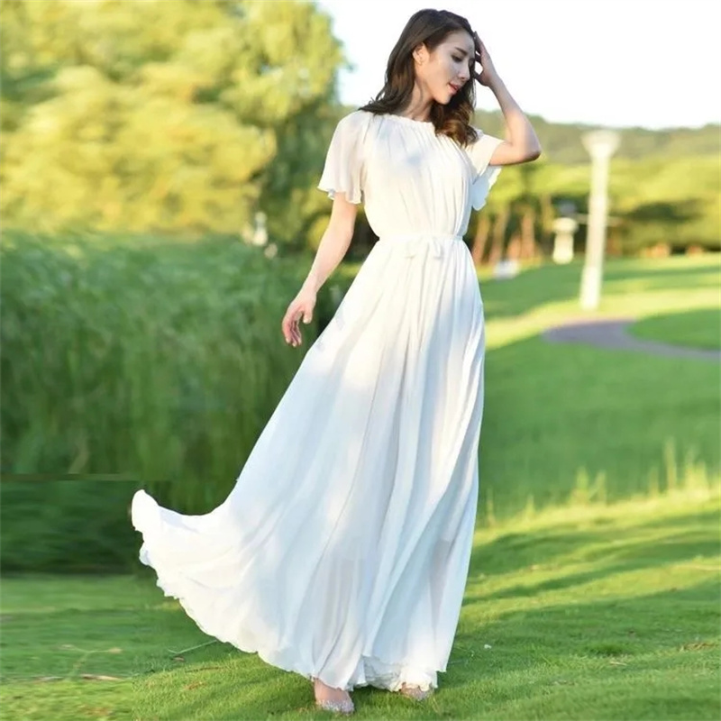 2023 New Women Summer Dress La - French Vintage Floral Midi Dress review and price