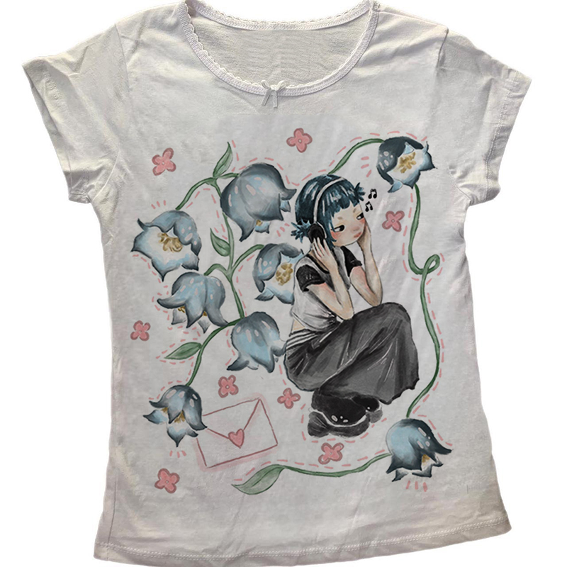 Y2K Korean Popular Clothes Emo - Y2K Graphic Baby Tee Crop review and price