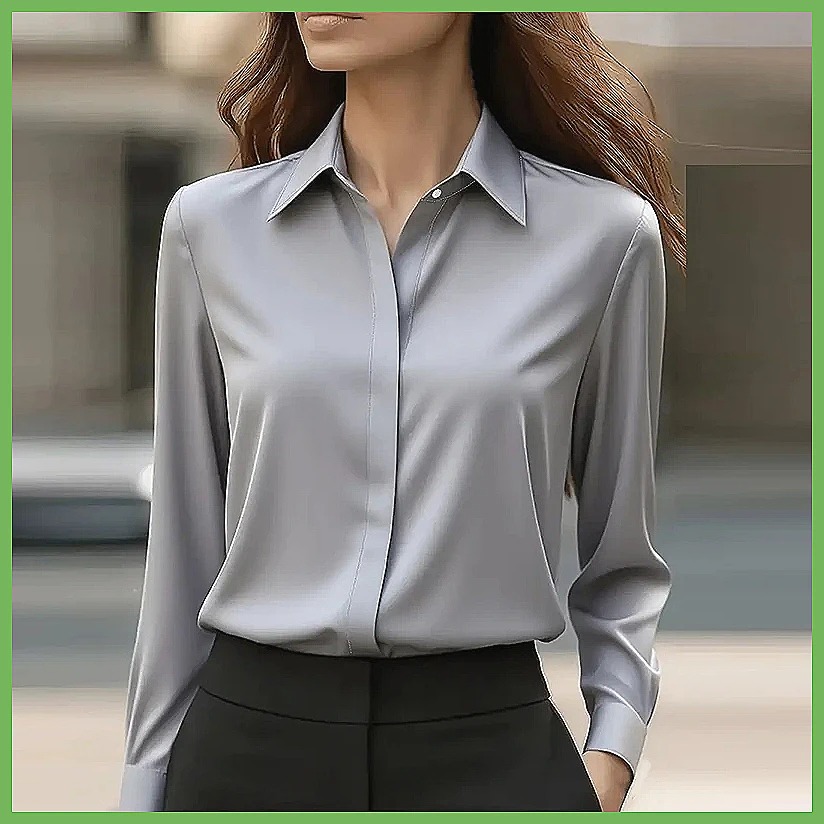 New Women's Office Blouse Long - Blouses review and price
