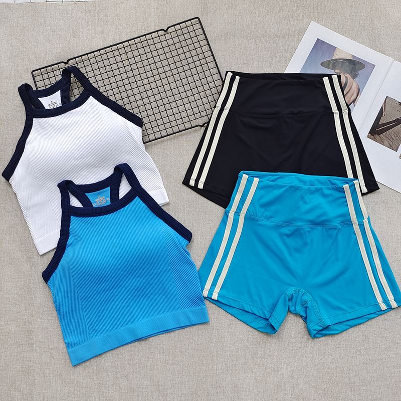 Women Ribbed Workout Sets 2 PC - Seamless Ribbed Workout Tank Top review and price
