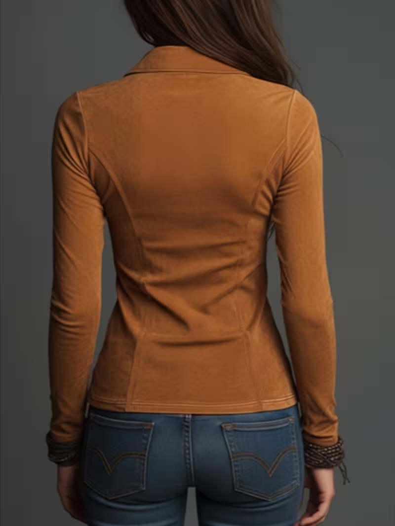 Women's Slim Fit Lapel Shirt,  - Blouses review and price