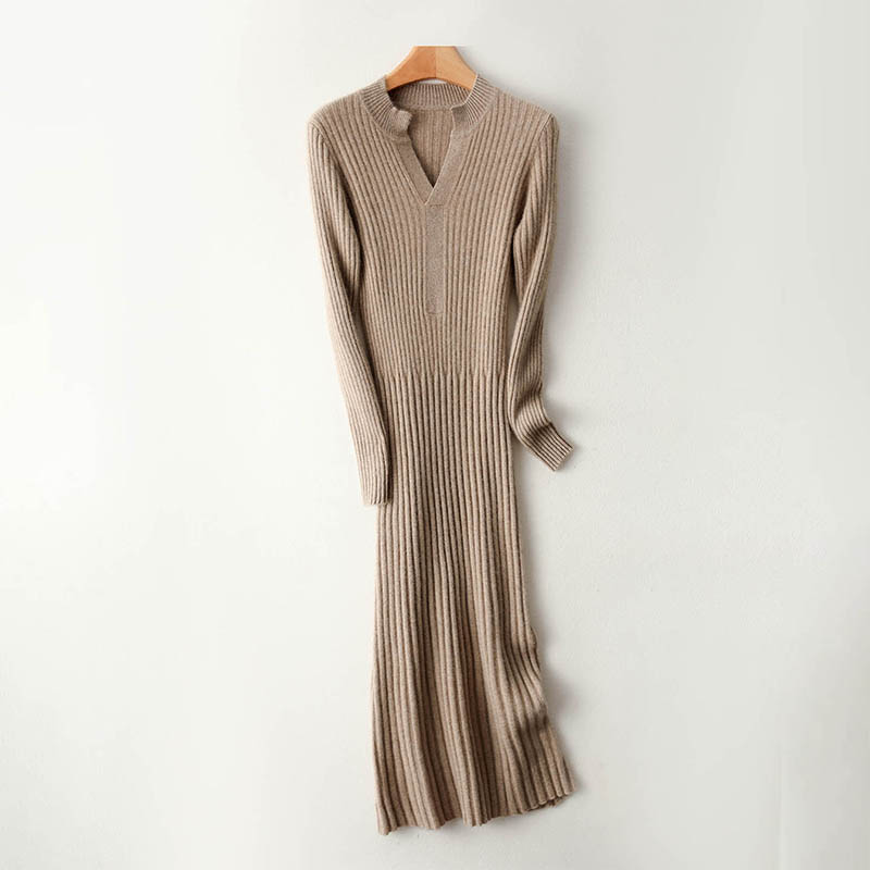 Smart Minimalist Ribbed 2025 W - Bodycon Long Sleeve Ribbed Dress review and price