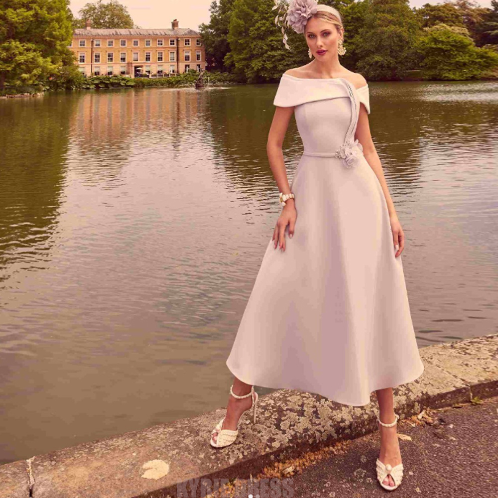 Elegant Mother of The Bride Dr - Elegant Satin Evening Gown Split review and price