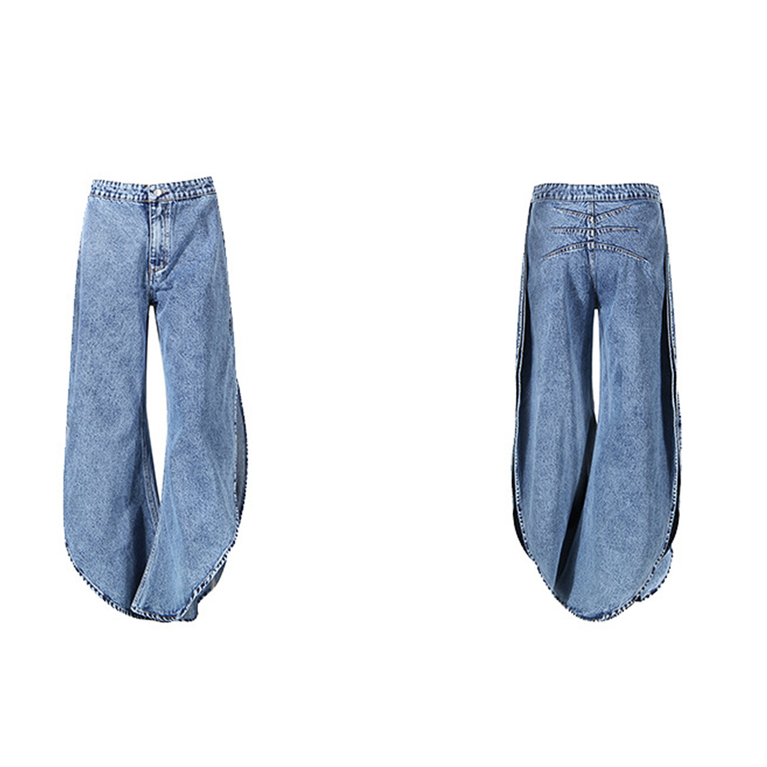 Y2K Women Denim Two Piece Outf - Jeans review and price