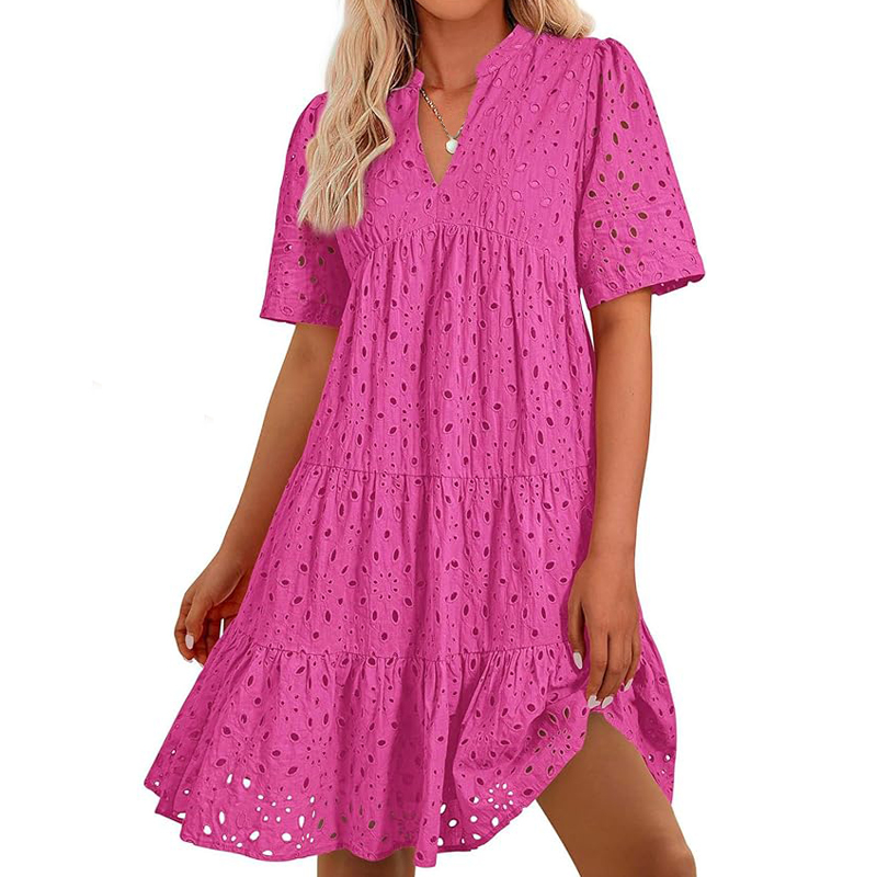 Women's Bohemian Summer V-Neck - French Vintage Floral Midi Dress review and price
