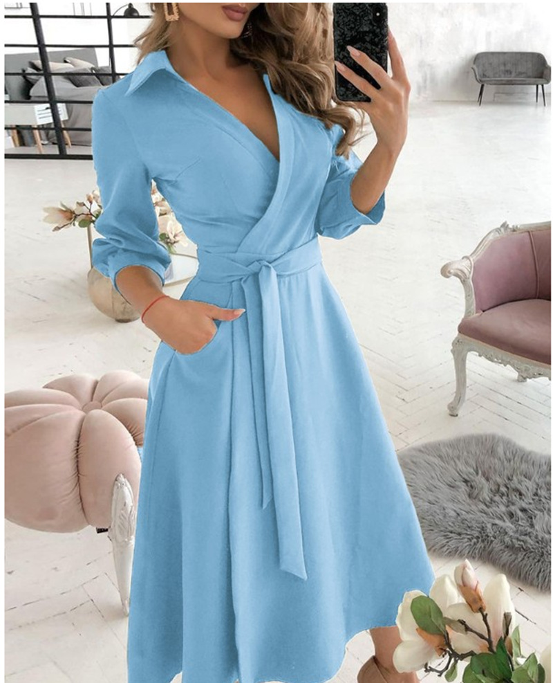 Women Print Dress Sexy V-Neck  - French Vintage Floral Midi Dress review and price