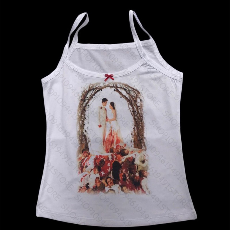 Anime Graphics Camisole Grunge - Y2K Graphic Baby Tee Crop review and price