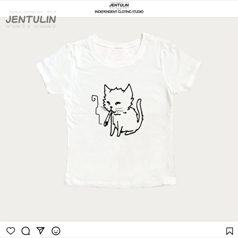 Korea Style Y2k 90s Crop Top H - Y2K Graphic Baby Tee Crop review and price