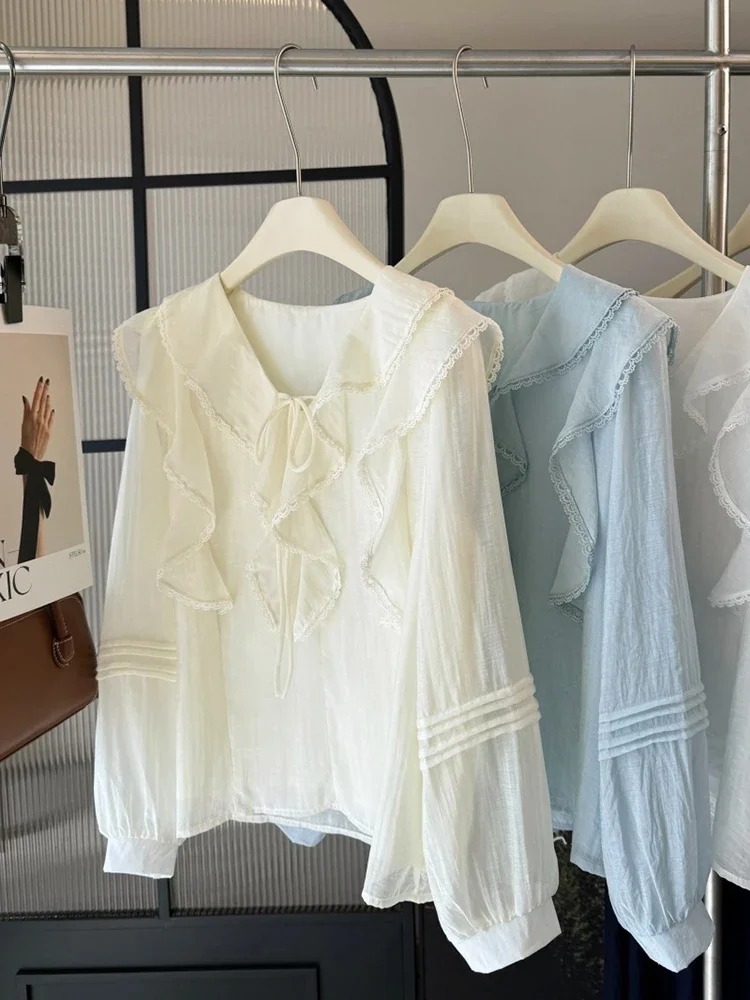 French V-Neck Chic Long Sleeve - Blouses review and price