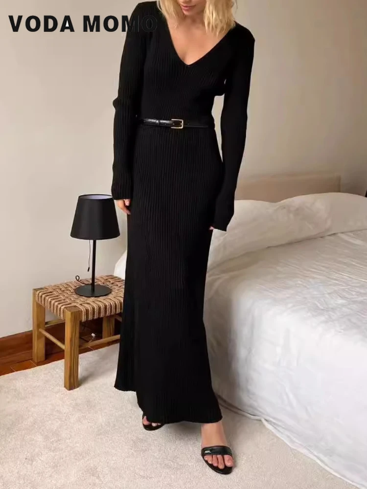 Long Sleeves Versatile Bodycon - Bodycon Long Sleeve Ribbed Dress review and price