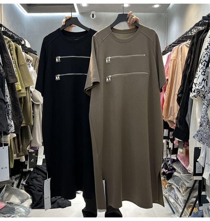 plus Size Women's Loose Short  - Korean Style A Line Shirt Dress review and price
